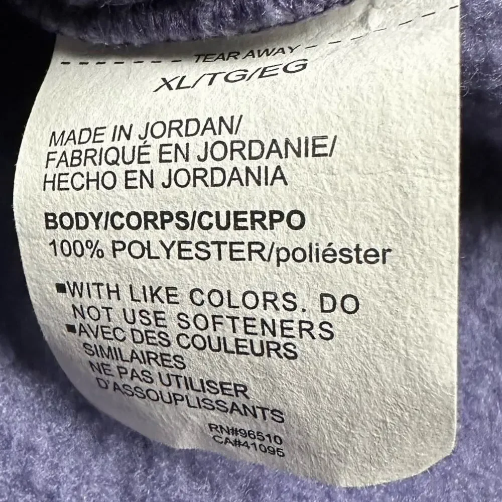 Under Armour Golf Size XL Mens Purple Fleece Pile Golf Pullover Sweater - Picture 5 of 8